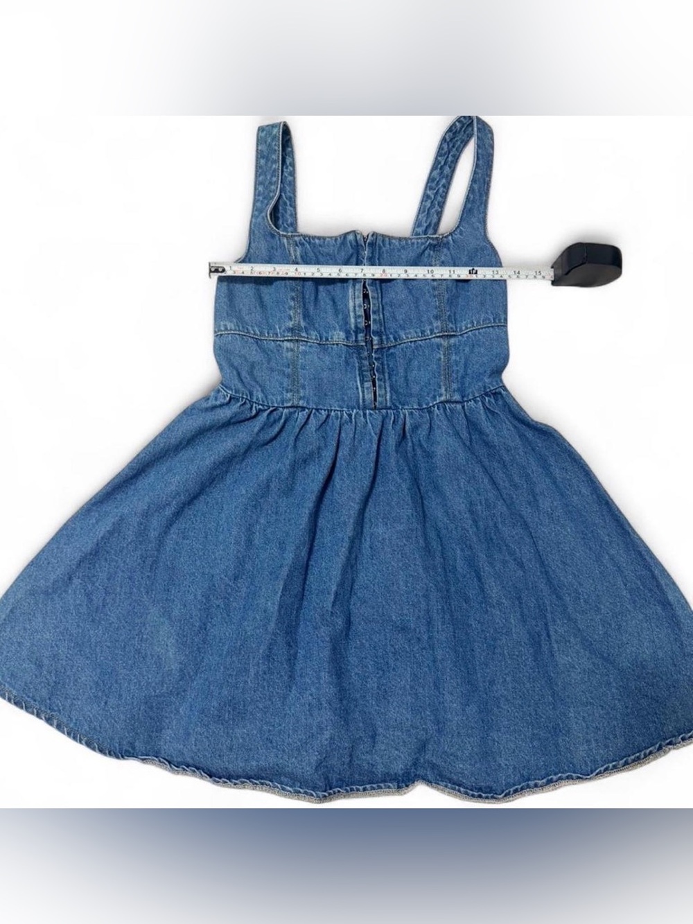 SHEIN Blue Denim Mini Sundress